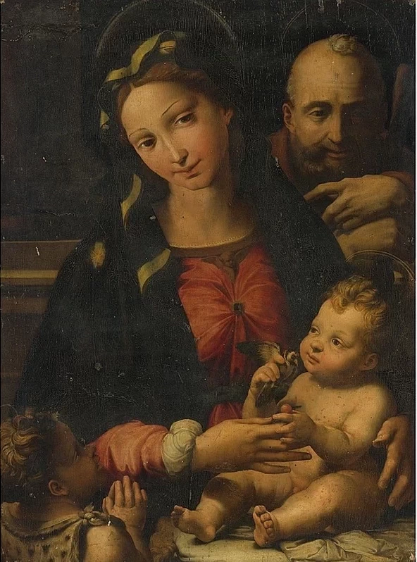 Perin del Vaga - Sacra Famiglia con Giovannino